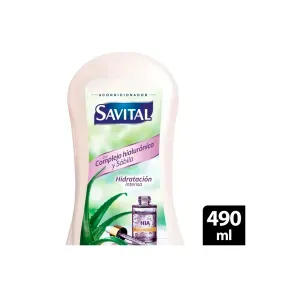 ACONDICIONADOR SAVITAL CON COMPLEJO HIALURóNICO Y SáBILA X 490 ML