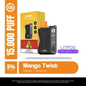 VAPEADOR-LITPOD-KIT-MANGO-TWIST-5----15.000-PUFF