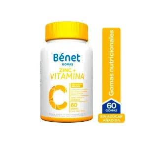 BENET-GOMAS-ZINC---VITAMINA-C---60-GOMAS